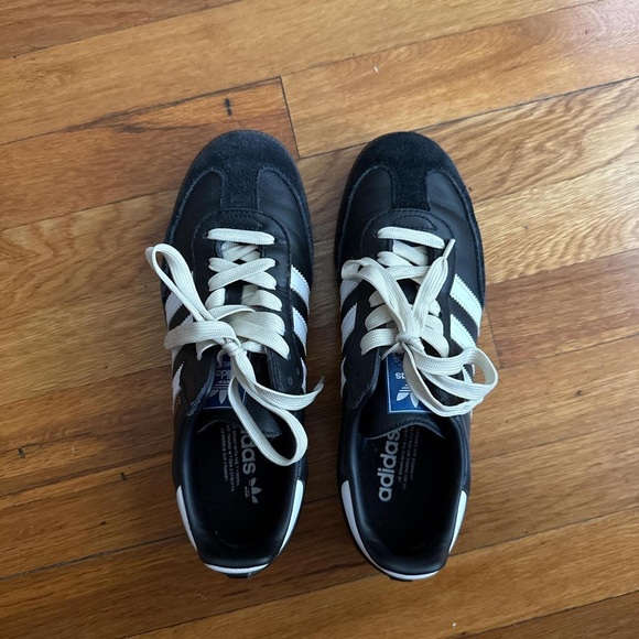 Adidas Samba Black Sneakers with White Accents - Picture 2 of 5